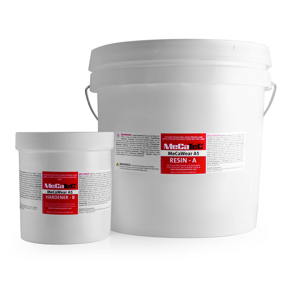 Two component, trowel grade ceramic polymer coating containing a high