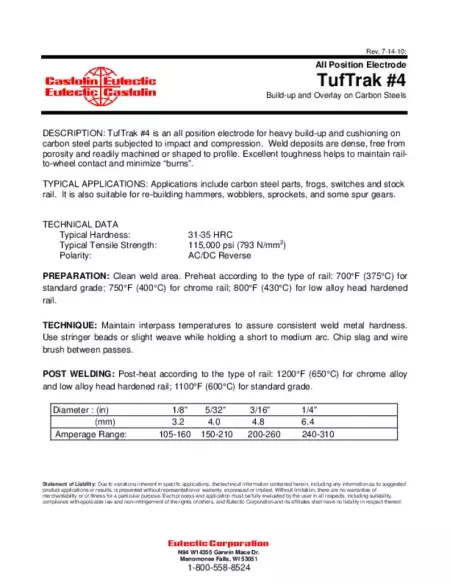 Eutectic® TufTrak 4