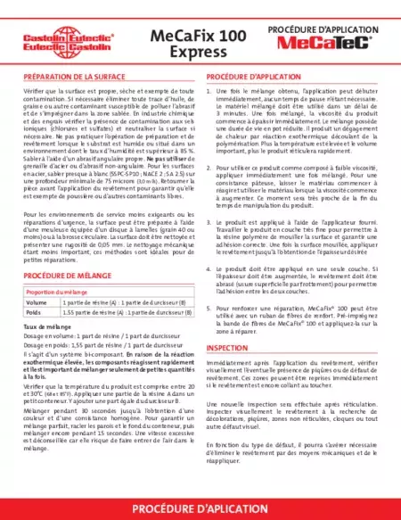 MeCaTeC MeCaFix 100 Express Application InstructionsFR.pdf