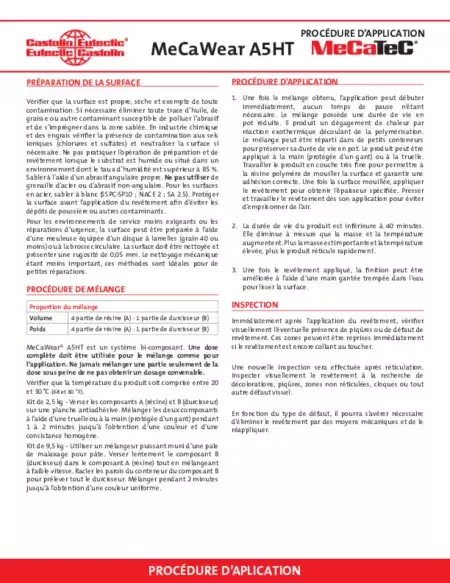 MeCaTeC MeCaWear A5HT Application InstructionsFR.pdf