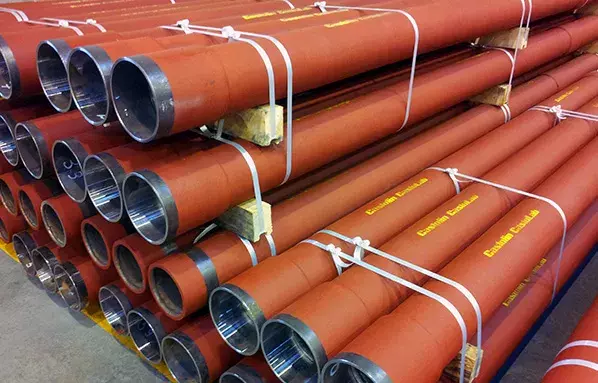CastoTube pipes ready to be shipped to provide ultimate wear resistance in slurry transportation